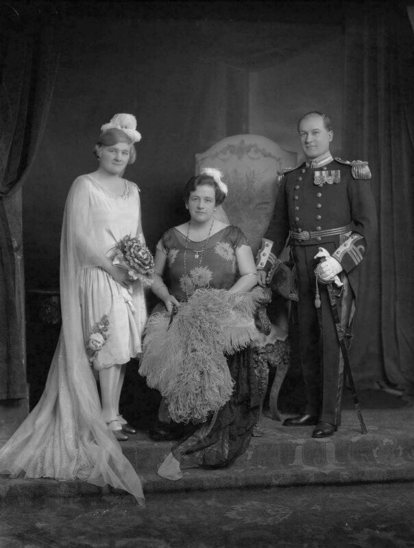 Averil katharine beatrice blunt (née philby); mary philby (née kebbel); ralph montague philby npg x69554
