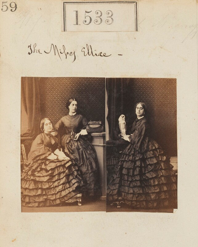 'the misses ellice' (miss ellice; miss ellice) npg ax50926