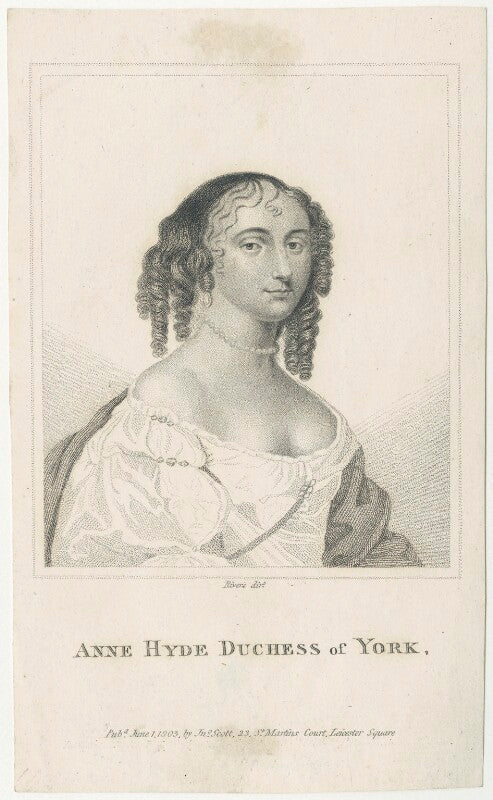 Anne hyde, duchess of york npg d29315