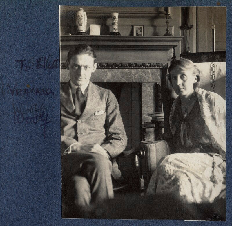 T.s. eliot; virginia woolf npg ax141646