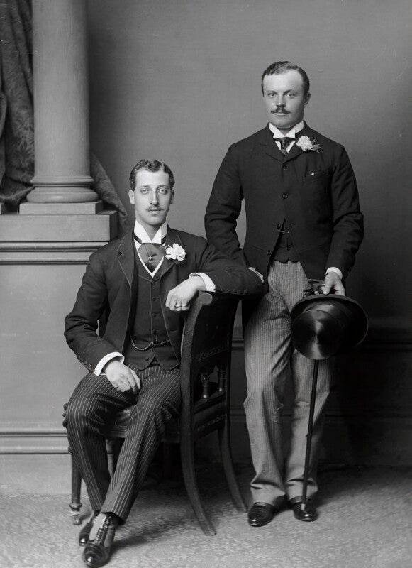 Albert victor, duke of clarence; captain greville npg x96032