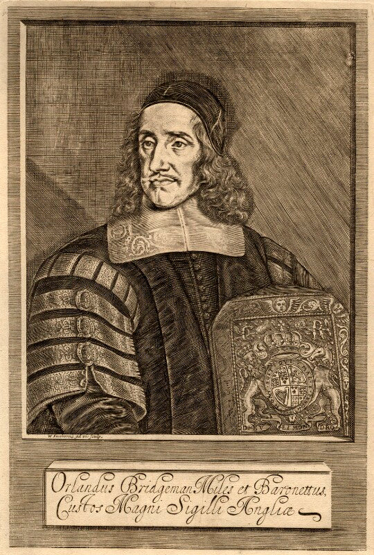 Sir orlando bridgeman, 1st bt npg d1098