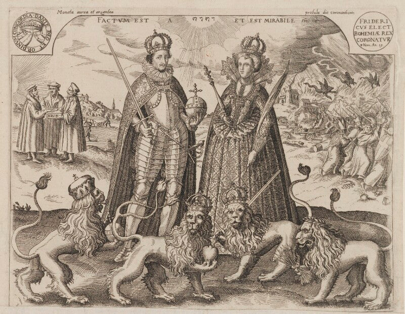 Frederick v, king of bohemia and elector palatine; princess elizabeth, queen of bohemia and electress palatine npg d9482