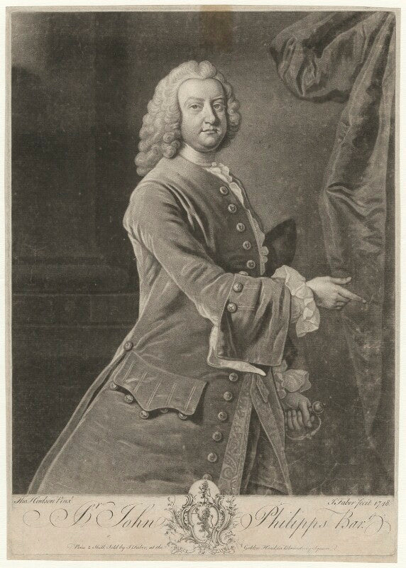 Sir john philipps, 6th bt npg d40186