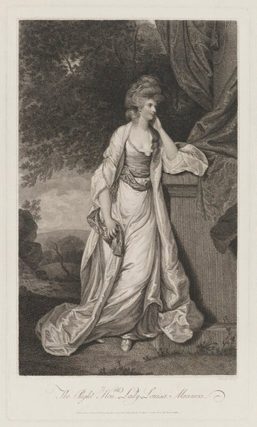 Louisa Manners (née Tollemache), 7th Countess of Dysart Greetings Card
