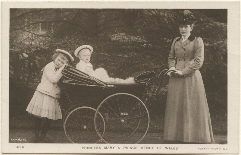 Princess mary, countess of harewood; prince henry, duke of gloucester and an unknown woman npg x193243