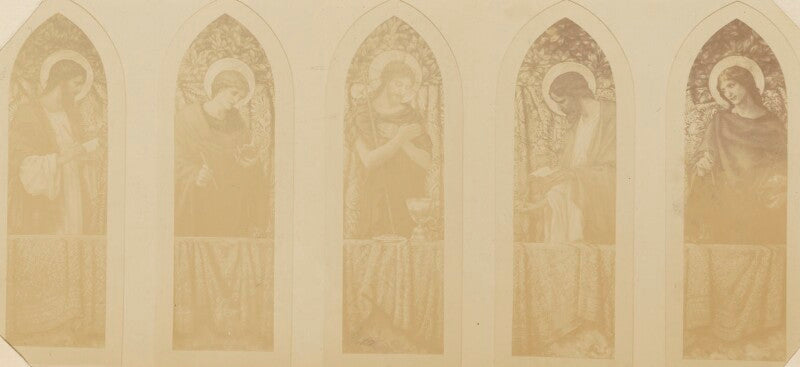 'christ and evangelists. memorial to christina rossetti' npg p1273(36c)