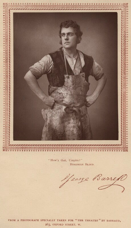 George edward barrett as ben chibbles in 'hoodman blind' npg x639