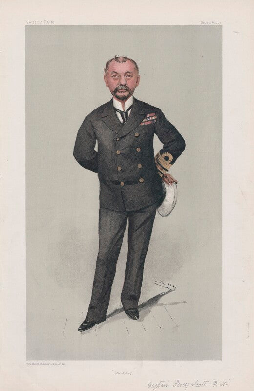 Sir percy moreton scott, 1st bt ('men of the day. no. 893. "gunnery"') npg d45188