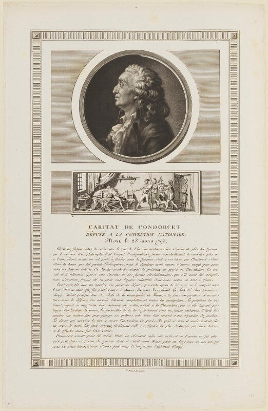 Marie jean antoine nicolas de caritat, marquis de condorcet npg d15405