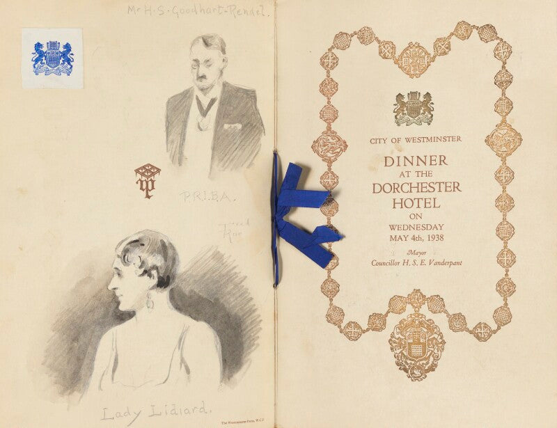 Dame annie alexandra lidiard (née christie), formerly wilson more; harry stuart goodhart rendel npg d43238