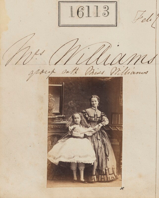 Mrs williams; miss williams npg ax64033