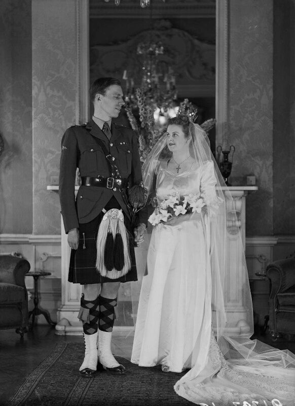 The wedding of malcolm grane ludovico martin de munthe and ann felicity de munthe (née rea) npg x178964