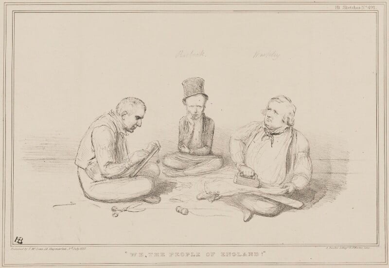 We, the people of england! (joseph hume; john arthur roebuck; thomas wakley) npg d41425