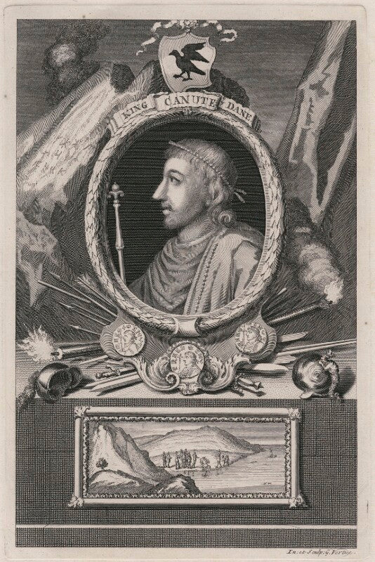 Canute or cnut 'the great' npg d9368