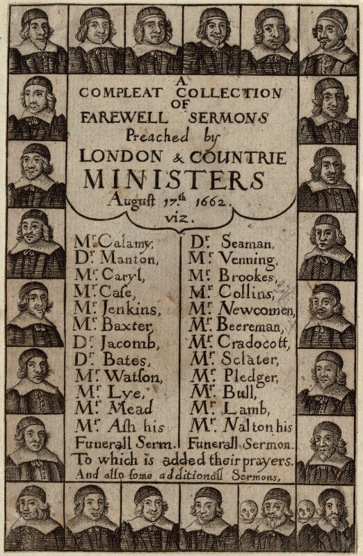 A compleat collection of farewell sermons preached by london and countrie ministers npg d29685