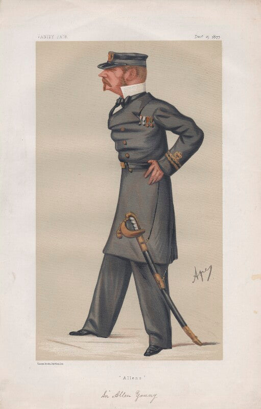 Sir allen william young ('men of the day. no. 167.') npg d43827