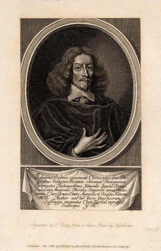 John bulwer npg d4415