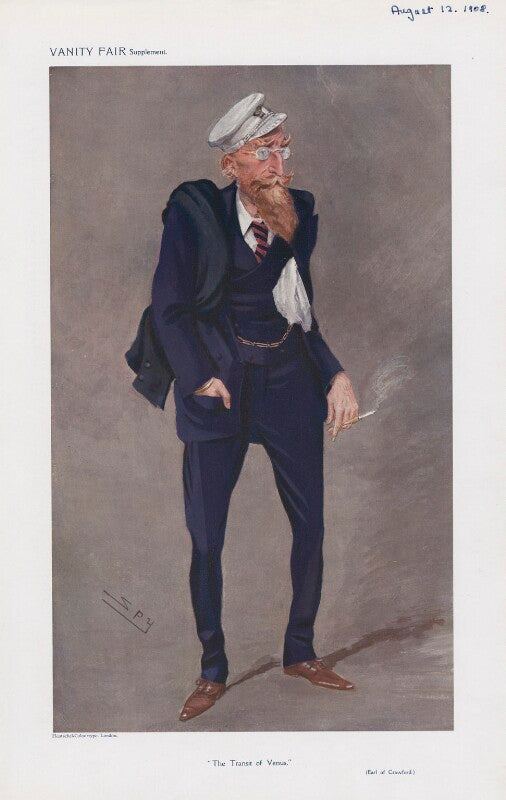 James ludovic lindsay, 26th earl of crawford and 9th earl of balcarres ('men of the day. no. 1131. "the transit of venus."') npg d45445