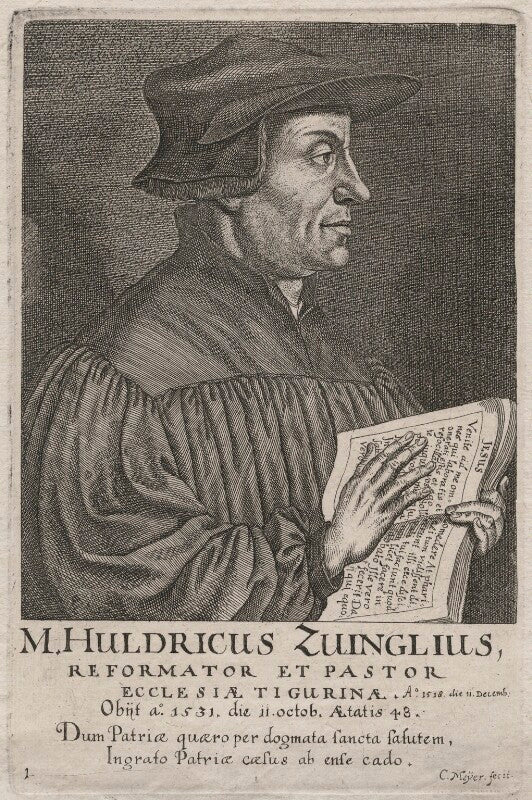 Ulrich zwingli (huldrych zwingli or ulricus zuinglius) npg d48085
