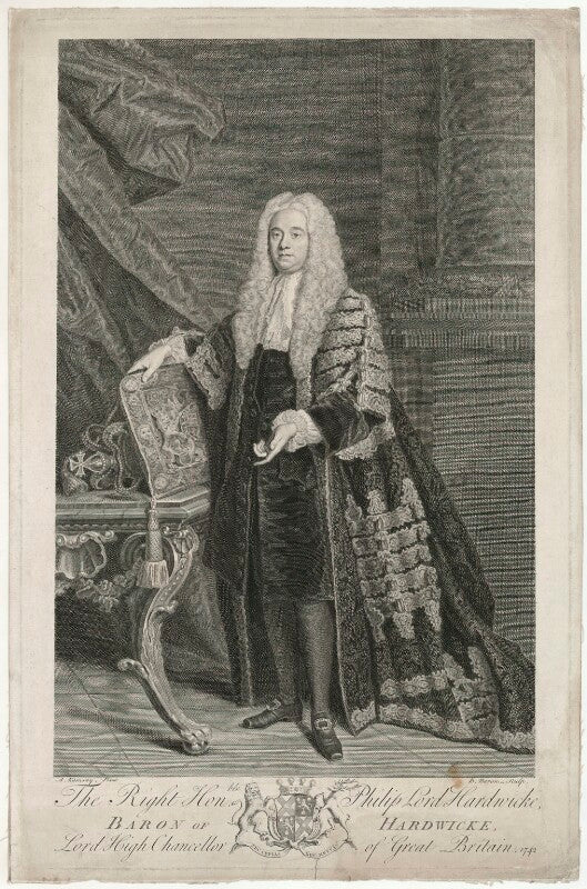 Philip yorke, 1st earl of hardwicke npg d35416
