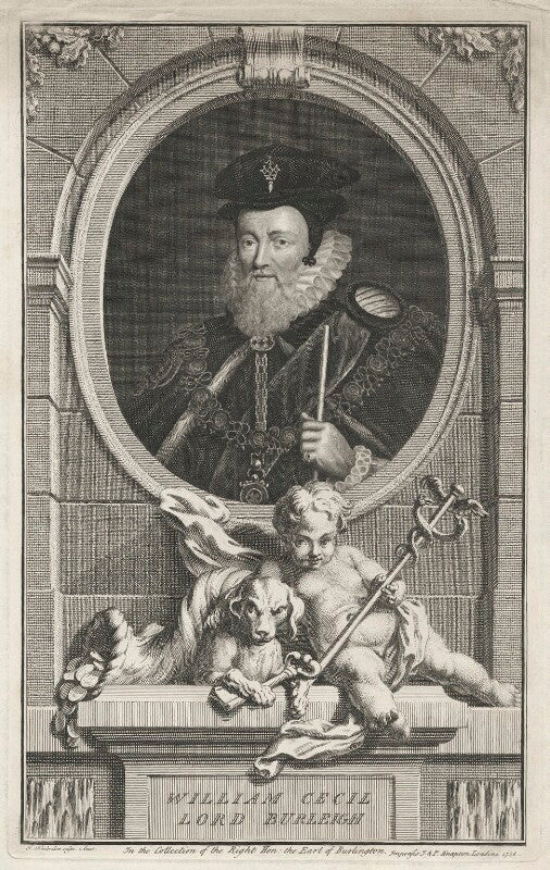 William cecil, 1st baron burghley npg d32414