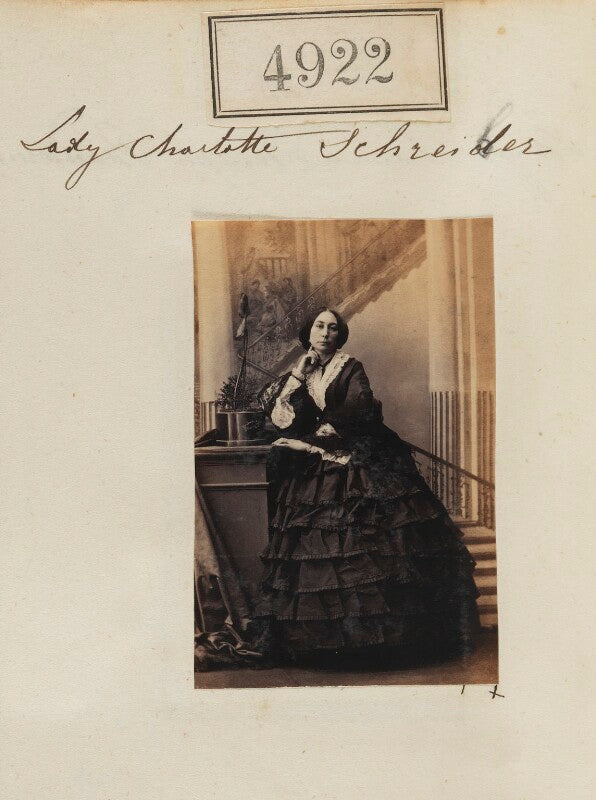 Lady charlotte elizabeth schreiber (née bertie) npg ax54930
