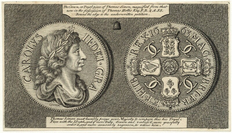 King charles ii (the trial crown piece of charles ii) npg d29265