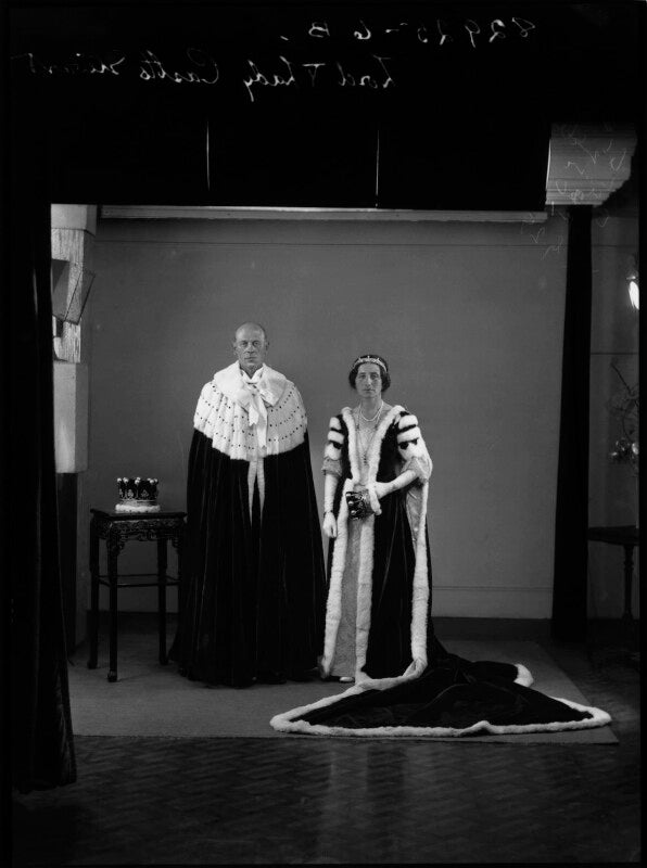 Arthur stuart, 7th earl castle stewart; eleanor may stuart (née guggenheim), countess castle stewart npg x152964