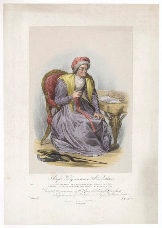 Frances ('fanny') maria kelly as mrs parthian npg d36779