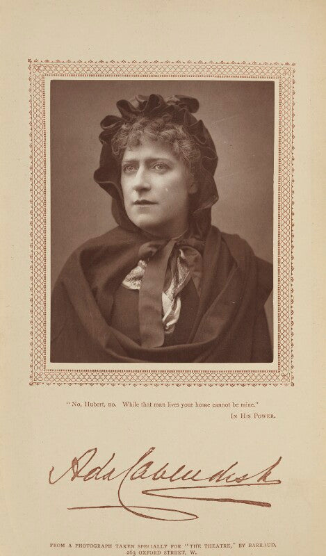 Ada cavendish (later marshall) in 'in his power' npg ax29202