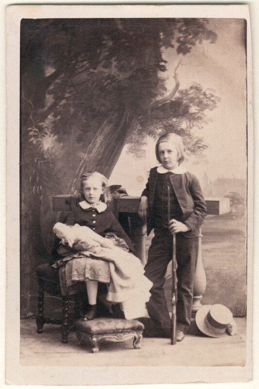 Frances charlotte haig (née harris); george robert canning harris, 4th baron harris npg ax46397