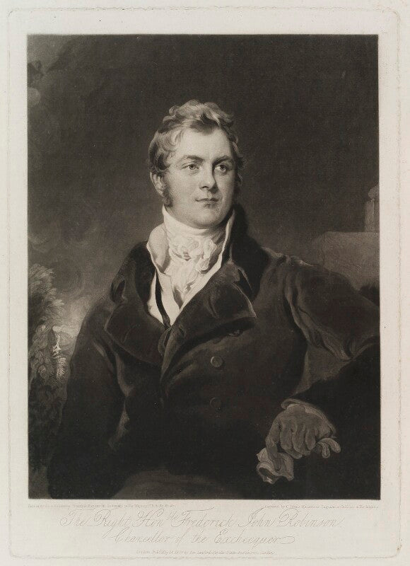 Frederick john robinson, 1st earl of ripon npg d19466