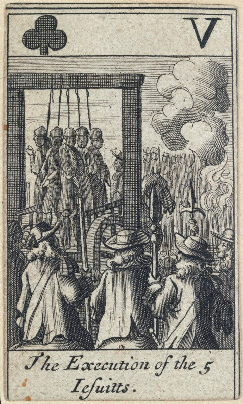 'the execution of the 5 jesuitts' npg d23013(i)