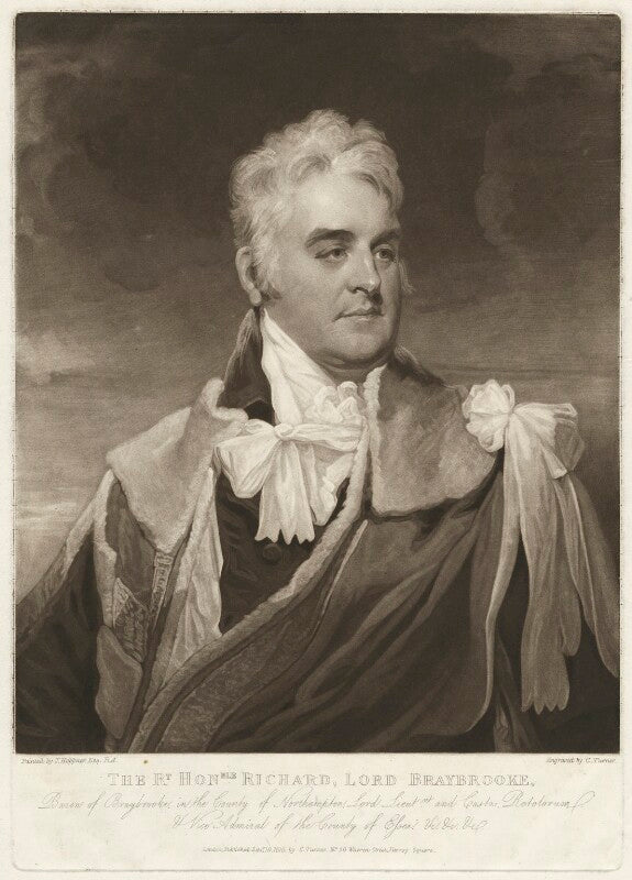 Richard griffin (né aldworth neville), 2nd baron braybrooke npg d1289