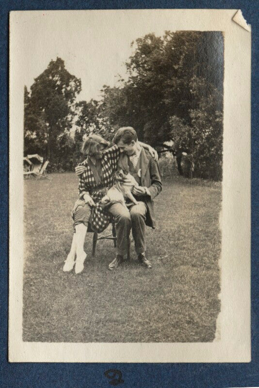 Dorothy brett; aldous huxley with lady ottoline morrell's pug soie npg ax140686