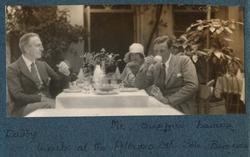 Philip edward morrell; julian vinogradoff (née morrell); siegfried sassoon npg ax142678