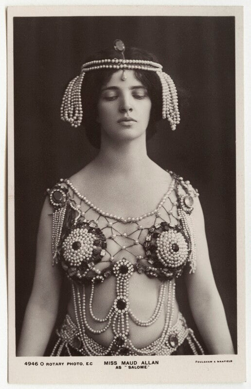 Maud allan as salome in 'the vision of salome' npg x39
