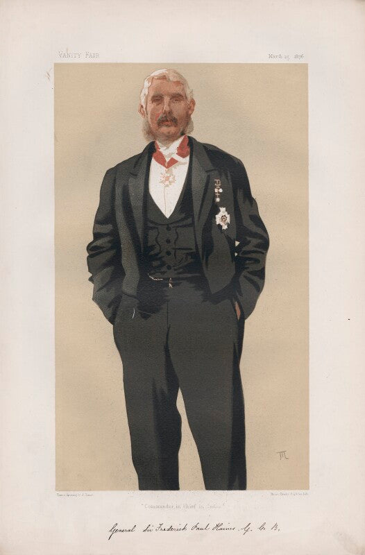 Field marshall sir frederick paul haines ('men of the day. no. 127.') npg d43737