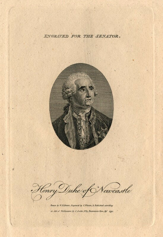 Henry fiennes pelham clinton, 2nd duke of newcastle under lyne npg d13806