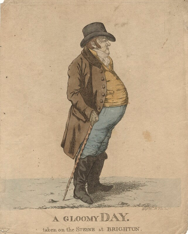 Matthew day ('a gloomy day, taken on the steyne at brighton') npg d13409