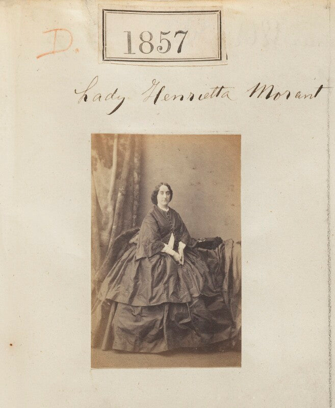 Lady henrietta louisa priscilla morant (née somerset) npg ax51247