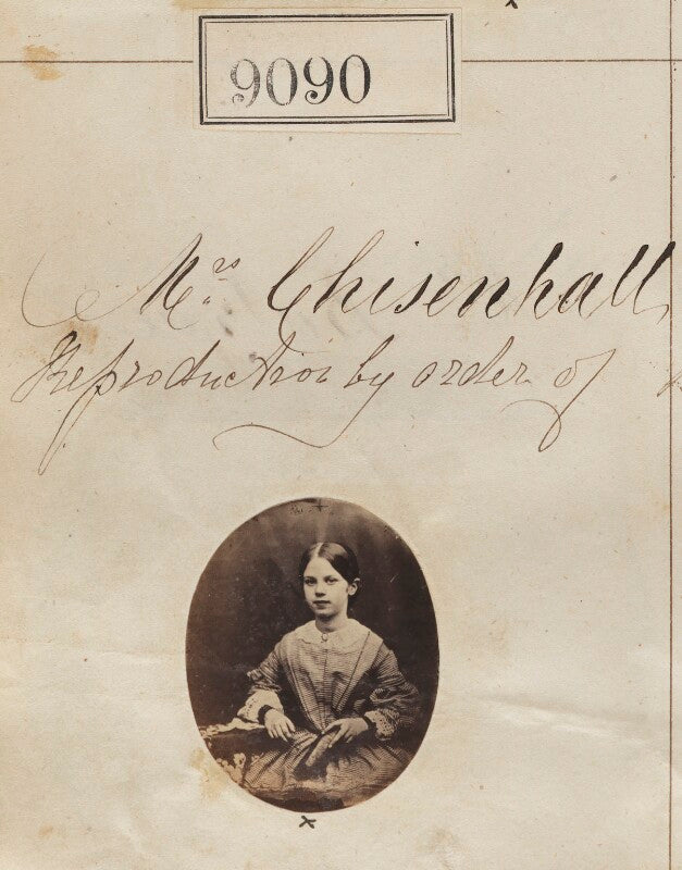 Unknown girl ('reproduction by order of mrs chisenhall') npg ax58912