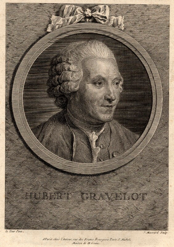 Hubert françois gravelot (né bourguignon) npg d9316