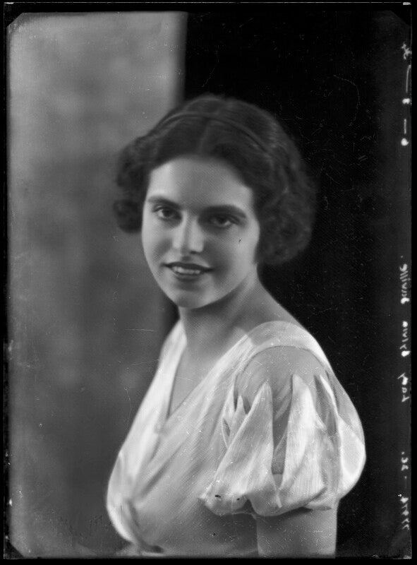 Lady (mary elspeth) sylvia bertodano (née savile) npg x104893