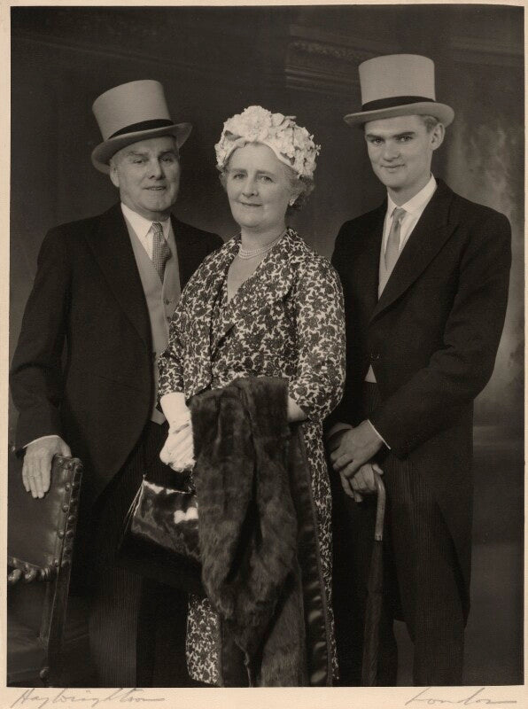 Sir cecil stephen hincks; edith mary (née staples), lady hincks; geoffrey s. hincks npg x47239