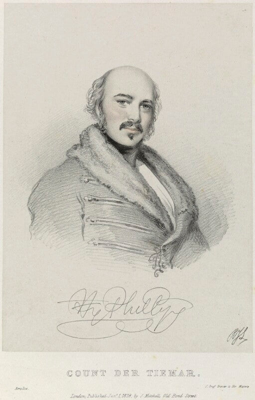 Henry phillips as count der tiemar in 'amilie' npg d22083
