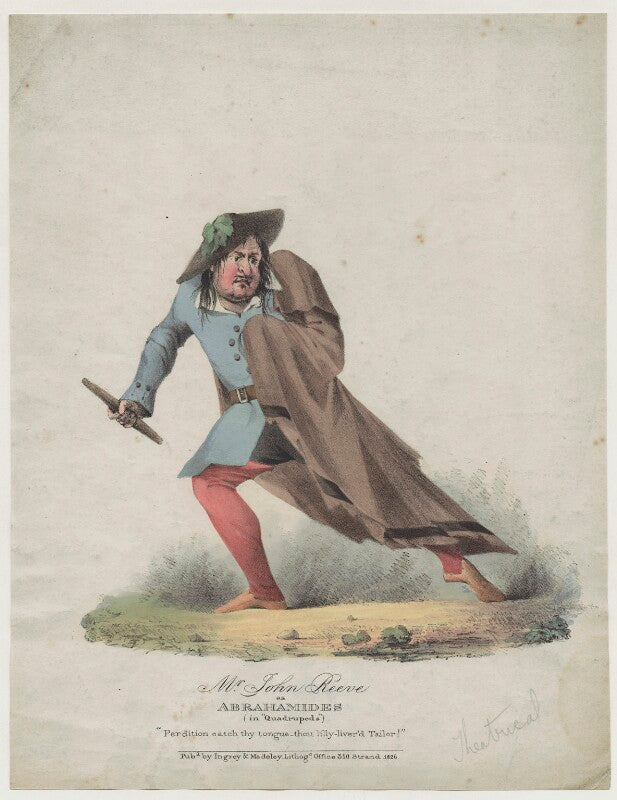 John reeve as abrahamides in 'quadrupeds' npg d42699