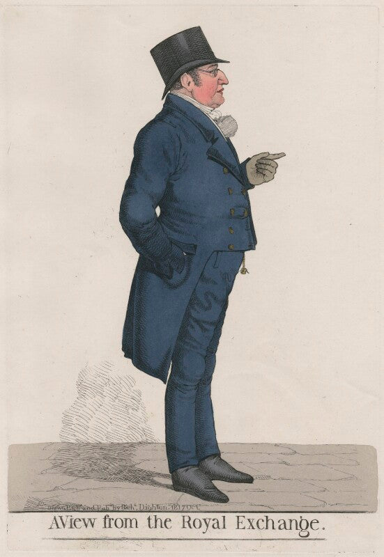 Lee la chamette ('a view from the royal exchange') npg d13365