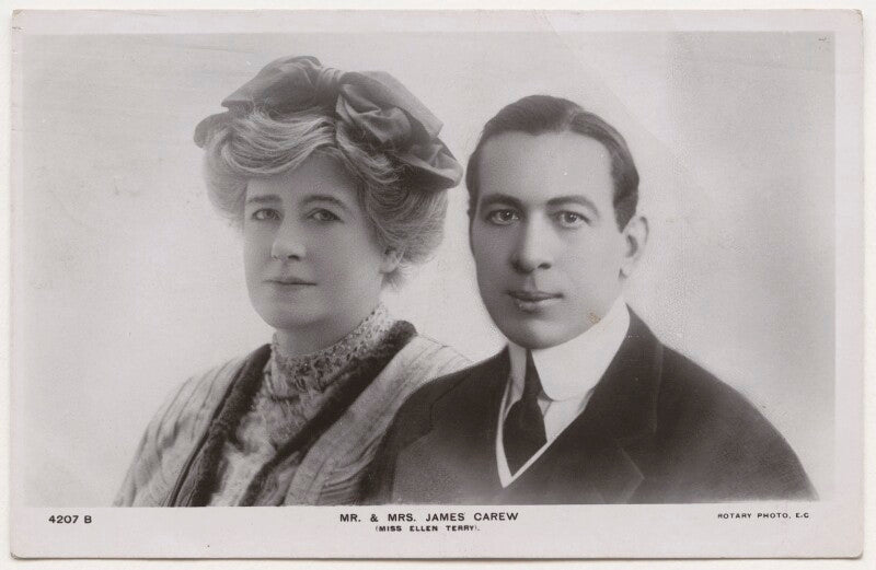 'mr. & mrs. james carew (miss ellen terry)' npg x197932